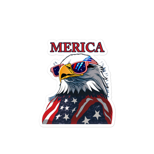Merica Eagle Sticker